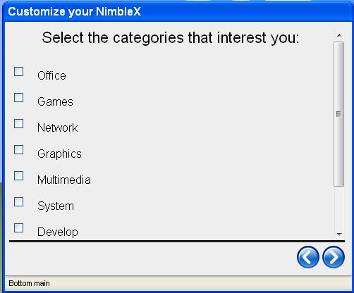 NimbleX 2 Choose Your Categories NimbleX 2 Choose Your Categories